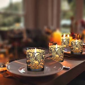 Handmade Home Base Gold Metal <b>Tea</b> Light <b>Candle</b> Holder Living Room Wedding Decorative Brass Plated Metal <b>Tea</b> Light <b>Candle</b> Holder - Product Image 2