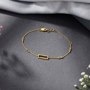 14k Gold <b>Freshwater</b> <b>Pearl</b> Diamond Bangle <b>Bracelet</b> Religious Style Party Gift - Product Image 1