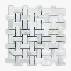 Mosaico de Mármol Blanco Lechoso Niles, Pulido, Moderno, 8mm de Grosor, Resistente al Agua, Ecológico, 5 Años de Garantía, para Paredes Interiores, Irregular - Product Image 2