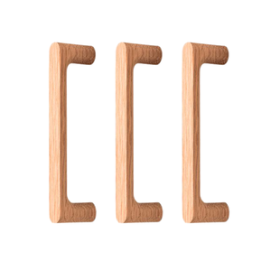 Poignées en bois massif, poignées de tiroir en bois de haute qualité pour armoires, placards, portes, meubles et design d'intérieur - Product Image 2