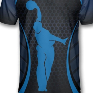 Maillot de bowling réversible de haute qualité pour hommes, Logo d'équipe personnalisé, Blanks de vêtements de sport sublimés par teinture d'impression complète - Product Image 6