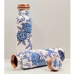 ขวดน้ำทองแดงพิมพ์ลายอาเกตโบราณ - Product Image 2