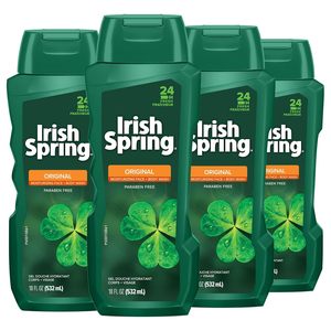 Gel douche Irish Spring Original pour hommes - 18 Fl Oz (lot de 4) - Product Image 1