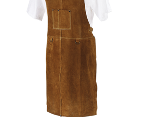 Vêtements de soudage Tablier en cuir soudé fendu de vache résistant à l'usure et anti-brûlure Tablier de soudage - Product Image 5