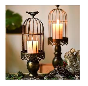 Top Quality Metal Iron <b>Bird</b> <b>Cage</b> Tea Light Holder Decorative Item Hanging <b>for</b> Home or Room Decor Candle Holder in Lowest Price - Product Image 2