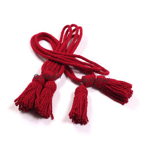 Haute qualité personnalisé en vrac quantité Mahroon couleur chapeau cordon nouveau Design fil d'investissement pour chapeaux de cérémonie - Product Image 1