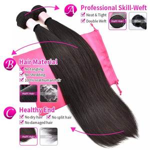 Échantillon gratuit de haute qualité Remy Hair paquets de cheveux brésiliens vierges de vison bruts cheveux vierges bangladais à cuticule alignée - Product Image 3