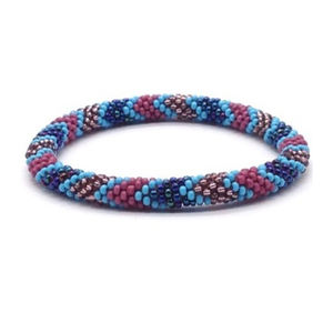 Pulseras de Cuentas de Vidrio Hechas a Mano en Nepal, Diseño Elegante, Multicolores, de Calidad Superior, al Mejor Precio, para Mujer - Product Image 1