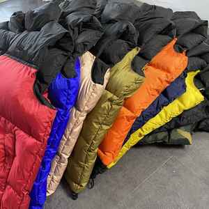 Alta calidad Otoño Invierno acolchado Street Wear sin mangas Slim Fit Stand-up Collar Zipper Puffer Mens Jacket Vest Mens - Product Image 6