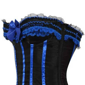 Ropa de mujer Material de cuero de color sólido Corsé de mujer de alta calidad Venta superior Diseño único Corsés de moda para mujer Servicio OEM - Product Image 5