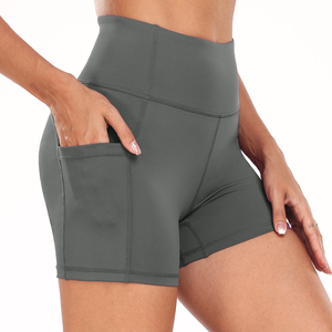 Pantalones cortos para mujer, ropa de entrenamiento, correr, deportes, Yoga, pantalones cortos, ropa de gimnasio, ropa deportiva, mallas con glúteos, pantalones cortos de motorista para mujer - Product Image 2