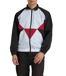 Veste coupe-vent pour homme de qualité supérieure, col montant vintage, fermeture éclair, printemps automne, vêtements décontractés pour homme - Product Image 2