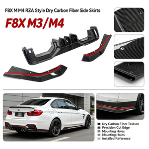 Difusor Trasero de Fibra de Carbono Seca Estilo AD para BMW G80 M3 G82 M4 <span class=keywords><strong>2021</strong></span>+ Pre-Preg Autoclave - Product Image 2
