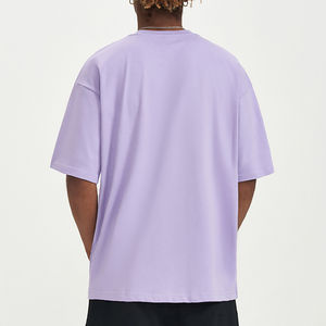 T-shirt court de haute qualité 300 Gsm Boxy T-shirts sur mesure T-shirts en coton T-shirt en vrac uni - Product Image 2