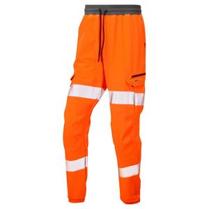 Pantalon cargo réfléchissant Hazard Block conçu pour les sites difficiles et les bandes de visibilité à fort impact fabriquées au Pakistan. - Product Image 1