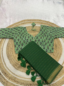 Resham Temple Border Weaving Body Lining Coton pour vêtements indiens et pakistanais - Product Image 4