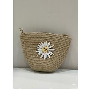 Sacs à main fourre-tout en jute imprimé personnalisé écologique avec poignées en coton pour le shopping et un usage quotidien disponible au prix d'exportation - Product Image 3