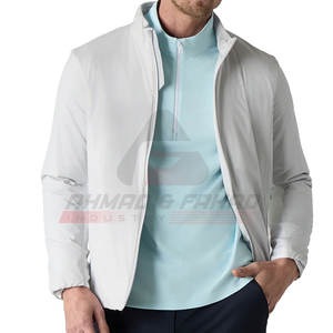 Vestes de golf d'hiver pour hommes à col montant personnalisées, respirantes, à séchage rapide, de haute qualité, vente en gros, fabriquées au Pakistan - Product Image 6