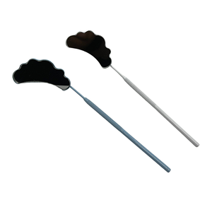 Miroir à cils en forme de nuage Meilleur miroir d'inspection de cils classique en acier inoxydable japonais - Product Image 1