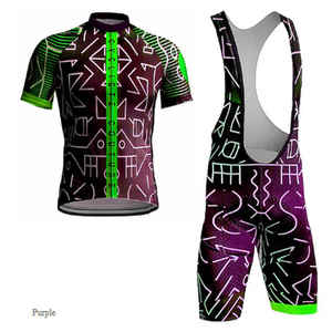 Super calidad verano ciclismo Jersey conjunto transpirable equipo carreras deporte bicicleta Unisex 100% poliéster Transferencia de Calor impreso corto - Product Image 2