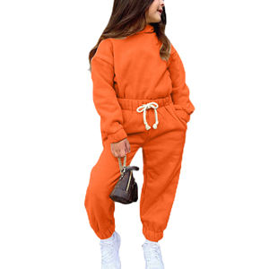 Haute qualité 100% coton polaire pull survêtement Jogging survêtements hiver ensemble Street Wear 2 pièces enfants survêtement ensembles - Product Image 2