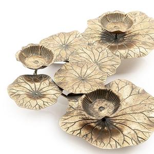 Handmade Iron Gold Color <b>Candle</b> Holder Fantastic Design Round Shape <b>Tealight</b> <b>Candle</b> Holder For Event Party Decor Use - Product Image 5