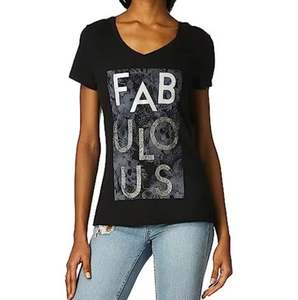 Logo personnalisé femmes T Shirt uni coton tissu tenue décontracté OEM usine fournisseur en gros - Product Image 5