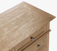 Commode en bois massif avec 9 tiroirs Style de ferme moderne Gris délavé Couleur Design réglable Commode résidentielle pour la maison