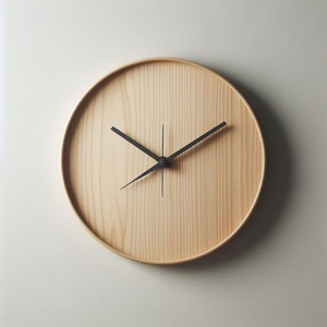 Horloge murale en bois 3D unique faite à la main avec des tons de bois riches Décoration intérieure élégante et luxueuse - Product Image 5