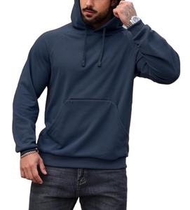 Sweat à capuche de base en coton/polyester pour hommes, Streetwear, graphique personnalisé, décontracté, impression numérique, résistance à l'usure, col à capuche sans ficelles - Product Image 3