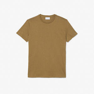 Camiseta de Manga Corta con Cuello en V para Hombre, Color Sólido, Corte Ajustado, Informal, 100% Algodón Jersey, Tejido Liso Teñido, Secado Rápido, Transpirable - Product Image 5