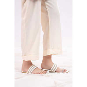 Pantalon cargo crayon jaune pour femme, taille élastique, respirant, décontracté, taille mi-haute, taille XL, teint uni avec effet froissé - Product Image 2