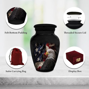 Honorary Memorials Patriotic <b>Hearts</b> Eagle - Product Image 6