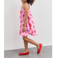 Chiffon Einfarbiges Spitzen-Minikleid für Babymädchen Frühling/Sommer/Herbst Vietnam ODM OEM Design A-Linien-Silhouette Waschbar Atmungsaktiv