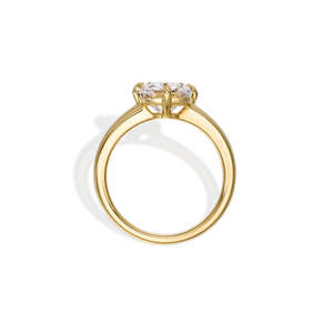 Anillo de Compromiso Estilo Antiguo con Diamante Cultivado en Laboratorio de 3.26 Ct D-F VVS1-VS2, Oro Sólido de 10K, 14K o 18K, Inspirado en el Estilo Vintage - Product Image 2