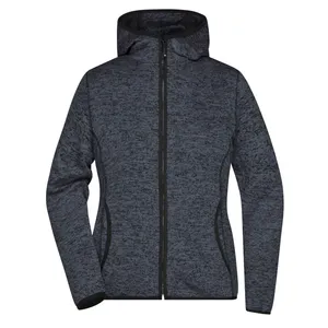 Felpa con Cappuccio in Pile Lavorato a Maglia Personalizzata per Donna, Felpe e Maglioni Promozionali Personalizzati - Product Image 4