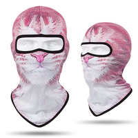 Balaclava intégrale coupe-vent, respirante, à séchage rapide, extensible, pour ski, pêche, cyclisme, plage, 100% polyester, masque de sport par sublimation