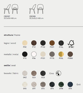 50s-inspired wrap-around <b>chair</b> with mid-back hole design. Lightweight, stylish, and <b>easy</b> to move. Perfect for modern decor. - Product Image 5