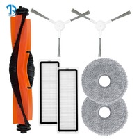 Kit d'accessoires pour aspirateur robot Dreame W20 Pro Ultra RLW32LE : brosse principale, brosse latérale, filtre HEPA, chiffon de nettoyage