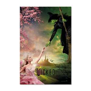 Affiche moderne Wicked Elphaba & Glinda pour décoration murale - Product Image 1