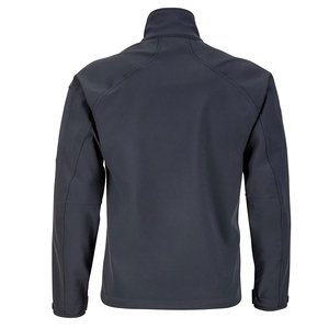 Chaqueta Softshell Informal de Invierno con Capucha, Impermeable, Transpirable, Ajuste Flexible, Ropa Exterior para Exteriores con Logotipo Frontal, Comodidad Diaria - Product Image 3