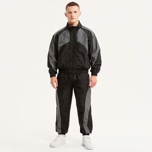 Survêtement d'hiver pour femmes imprimé de haute qualité, fermeture éclair, capuche, séchage rapide, respirant, léger, vente en gros - Product Image 5