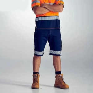 Shorts pour hommes haute visibilité bande réfléchissante vêtements de travail haute visibilité Shorts personnalisés de sécurité tout neuf de haute qualité Made in Pakistan - Product Image 3