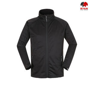 Veste Softshell sur mesure pour homme, fermeture éclair, tissu respirant, col à capuche avec logo personnalisé - Product Image 2