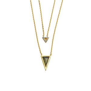 Bijoux fins à la mode plaqué or 925 argent sterling collier de pierres précieuses topaze bleue pour femmes et fille cadeau bijoux - Product Image 4