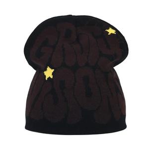 Nouveau automne et hiver Design personnalisé mode unisexe Hip Hop Jacquard tricoté chapeaux chaud Style américain polyvalent rue bonnets - Product Image 3