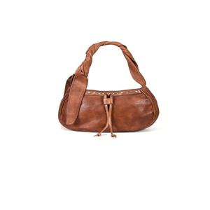 Women's Customizable Genuine Leather Handbag <b>Purses</b> Wholesale Manufacturer Zipper Closure <b>Girls</b>' Fashion with Cotton Logo Design - Product Image 3