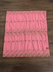 Wholesale Cotton Voile <b>Silver</b> Golden Metallic Rhinestone Zari Embroidery <b>Shawl</b> Floral Dubai Scarf Muslim African Women's Summer - Product Image 2