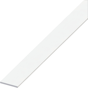 Perfil de Barra Plana de Aluminio Blanco mm. 20x2 Metros 2 - Product Image 1
