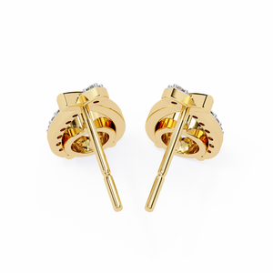 Pendientes de Oro Brillante de 18K con Diamante Cultivado en Laboratorio, Pendientes de Diamantes Premium - Product Image 3